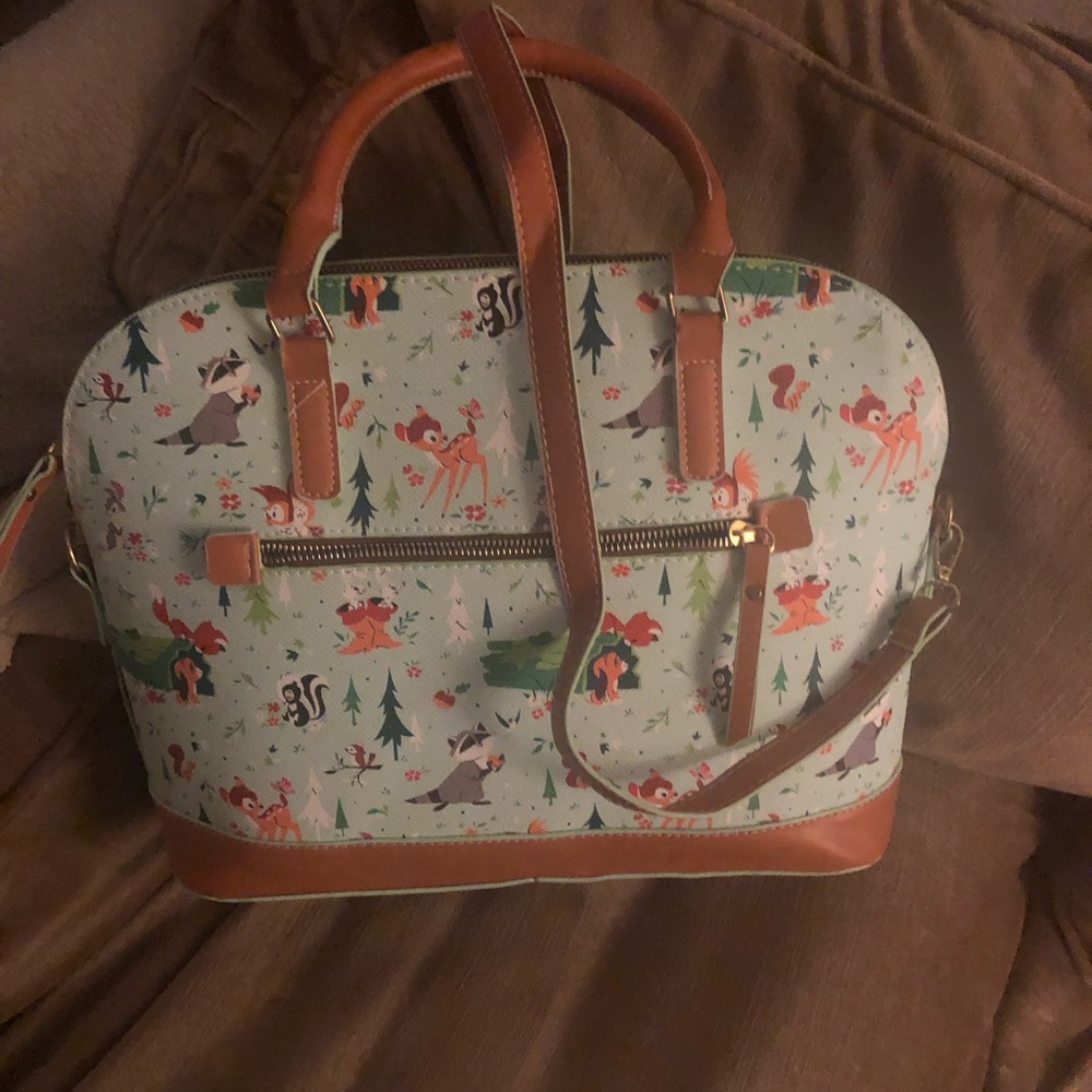Forest Animal Print Satchel Bag - $65 or $50 w/offer